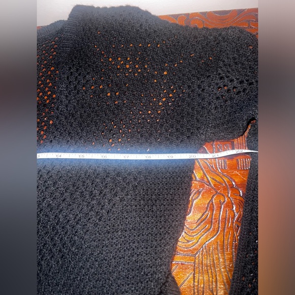 ⭐️Harper Heritage ⭐️ from Francesca’s⭐️ Black long sleeve sweater Duster ⭐️ - Picture 13 of 15